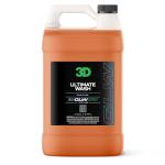 3D Ultimate Wash - 1 Gallon - pH Neutral Car Wash Soap with Ultra Foam, Scratch-Free, High-Foaming Shampoo for Paint Protection, Safe for All Finishes