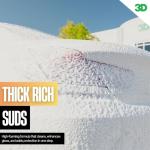 3D Ultimate Wash - 1 Gallon - pH Neutral Car Wash Soap with Ultra Foam, Scratch-Free, High-Foaming Shampoo for Paint Protection, Safe for All Finishes