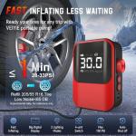 VEIYIE Roadside Emergency car kit for Vehicles, Car First Aid Emergency kit with Portable Air Compressor, Heavy Duty Jumper Cables, Tow Strap, Road Trip Essentials Safety kit, New Driver Gifts