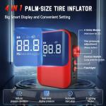 VEIYIE Roadside Emergency car kit for Vehicles, Car First Aid Emergency kit with Portable Air Compressor, Heavy Duty Jumper Cables, Tow Strap, Road Trip Essentials Safety kit, New Driver Gifts