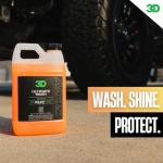 3D Ultimate Wash - 1 Gallon - pH Neutral Car Wash Soap with Ultra Foam, Scratch-Free, High-Foaming Shampoo for Paint Protection, Safe for All Finishes