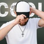 LeapoFaith Polished Pendant for Car Rear View Mirror Decor Stainless Steel Cross Amulet Adult Men Christian Gift (Black)