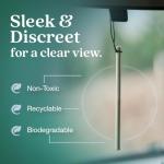 Enviroscent Non-Toxic* Car Air Freshener Auto Stix® - Scents Made Safer - Enjoy Fragrance Lasts Up to 180 Days - Includes Auto Stix® Diffusers & Elastic Loops - Seaside Coconut & Verbena (Pack of 3)