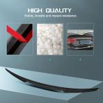 SCITOO Spoiler Wing Fits for 2010-2016 for Audi A5 Coupe Glossy Black M4 Style Rear Trunk Spoiler Wing