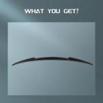 SCITOO Spoiler Wing Fits for 2010-2016 for Audi A5 Coupe Glossy Black M4 Style Rear Trunk Spoiler Wing