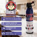 ABC Fire Extinguisher for Home & Vehicle - Portable Dry Chemical Fire Extinguisher | Grease & Electrical Fire Extinguisher for Kitchen, Car, Easy for All Ages to Use (4-Pack, 1.32lb Each)
