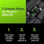 Griffin Black Leather Dye for Shoes & Boots – 2.5oz – Repairs Scuffs, Scratches & Fading – Permanent Leather & Suede Dye for Furniture, Car Seats, Jackets, Upholstery & More – Made in USA