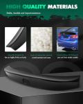 SCITOO ABS Spoiler for 2008-2014 for Lexus for is F,2006-2013 for Lexus for IS250,2006-2013 for Lexus for IS350 Trunk Spoiler Roof Lip Kit, Car Rear Spoiler Exterior Rear Spoiler Kit (Matte Black)