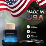 Car Air Freshener 50ML (1.7 FL OZ) Car Air Fresheners Perfume - Mahogany Teakwood Fragrance Oil Air Diffuser for Car, 180+ days Long Lasting Fragrance, Wooden Cup Design Car Fresheners, Made in USA