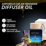 Car Air Freshener 50ML (1.7 FL OZ) Car Air Fresheners Perfume - Mahogany Teakwood Fragrance Oil Air Diffuser for Car, 180+ days Long Lasting Fragrance, Wooden Cup Design Car Fresheners, Made in USA