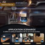 Car Air Freshener 50ML (1.7 FL OZ) Car Air Fresheners Perfume - Mahogany Teakwood Fragrance Oil Air Diffuser for Car, 180+ days Long Lasting Fragrance, Wooden Cup Design Car Fresheners, Made in USA