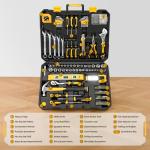 GRENPRO 219PCS Tool Set Tool Kit For Home, Car Motorcycle Automotive Basic Dorm Starter Household Hand Tool Kits, Mechanics Tools Set For Women, Portable Plastic Tool Boxes Organizers And Storage Case