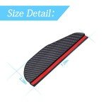 2PCS Waterproof Carbon Fiber Side Mirror Guards