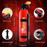 6 Pack Fire Extinguisher for Home with Wall Mount - 620ml Portable Fire Extinguisher for Car Vehicle Boat House Kitchen, Water-Based Fire Extinguisher for A, B, C, K Fire