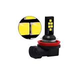 SOCAL-LED LIGHTING 2x LED Fog Light Bulb for Powersports Advanced 3030 SMD Bright Colorful Daytime Running DRL Lamp - H11 (H9, H8), Pink Purple