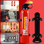 6 Pack Fire Extinguisher for Home with Wall Mount - 620ml Portable Fire Extinguisher for Car Vehicle Boat House Kitchen, Water-Based Fire Extinguisher for A, B, C, K Fire