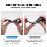 Back Seat Headrest Hooks - 4 Pack Black