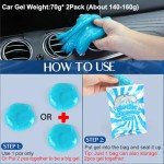 Fitosy Car Interior Cleaning Gel Brush Kit
