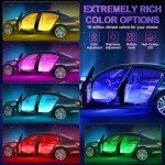 LivTee Smart RGB Interior Car Accent Lights