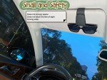 Magnetic Leather Sunglass Holder for Car Visor