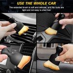 Ouzorp Soft Bristle Car Interior Dust Brush
