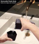 Ginsco Mini Car Trash Can with Cup Holder