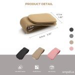 Magnetic Leather Sunglass Holder for Car Visor