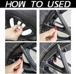 4PCS Universal Car Tire Valve Stem Caps - Red