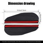 Carbon Fiber Rain Visor for Car Mirrors (2pc)