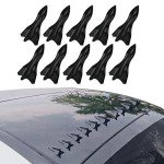 10 PCS Shark Fin Diffuser Kit for Cars