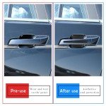 8PCS Carbon Fiber Car Door Handle Protectors