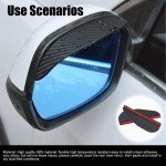 Carbon Fiber Rain Visor for Car Mirrors (2pc)