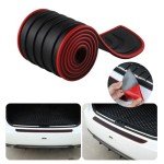 SINGARO Universal Car Rear Bumper Protector - Red