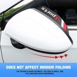2PCS Waterproof Rear View Mirror Rain Guards