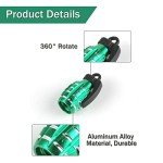 SINGARO Personalized Tire Valve Stem Caps - Green