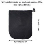 Universal Black Side View Mirror Covers (4-Pack)