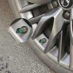 SINGARO Personalized Tire Valve Stem Caps - Green