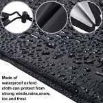 Universal Black Side View Mirror Covers (4-Pack)