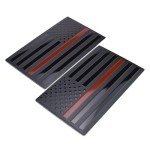 3D Metal American Flag Car Emblem Badge