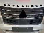 Mitsubishi Outlander Hood Emblem Badge - Black Letters