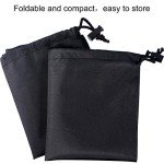 Universal Black Side View Mirror Covers (4-Pack)