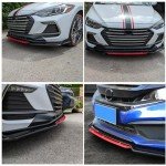 DREAMOTOR Universal 4 PCS Front Bumper Splitter Kit