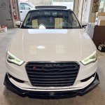 Universal Car Front Bumper Lip Kit - Glossy Black