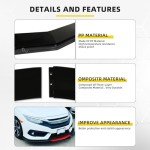 Universal Car Front Bumper Lip Kit with Splitters