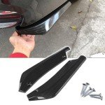 TOBENBONE 2 PCS Carbon Fiber Bumper Diffuser Kit