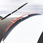 Universal Carbon Fiber Car Trunk Spoiler Kit