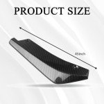 TOBENBONE 2 PCS Carbon Fiber Bumper Diffuser Kit
