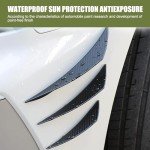 6 PCS Car Front Bumper Lip Splitter Kit