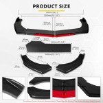 Universal Adjustable Front Bumper Lip Spoiler Kit