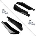 TOBENBONE 2 PCS Carbon Fiber Bumper Diffuser Kit